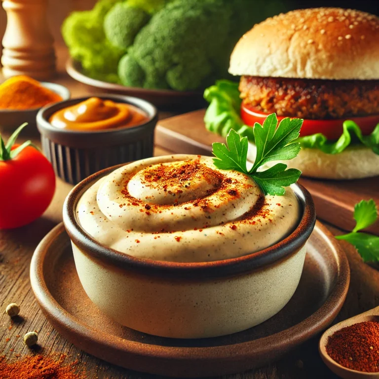 Recette sauce burger vegan