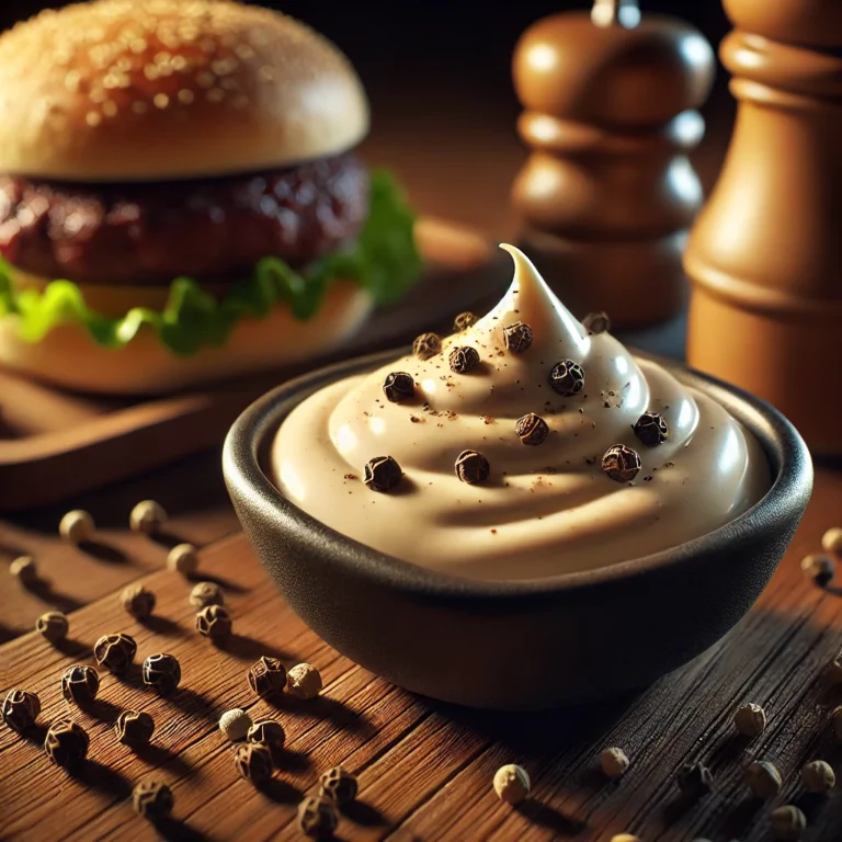 Sauce au poivre pour burger