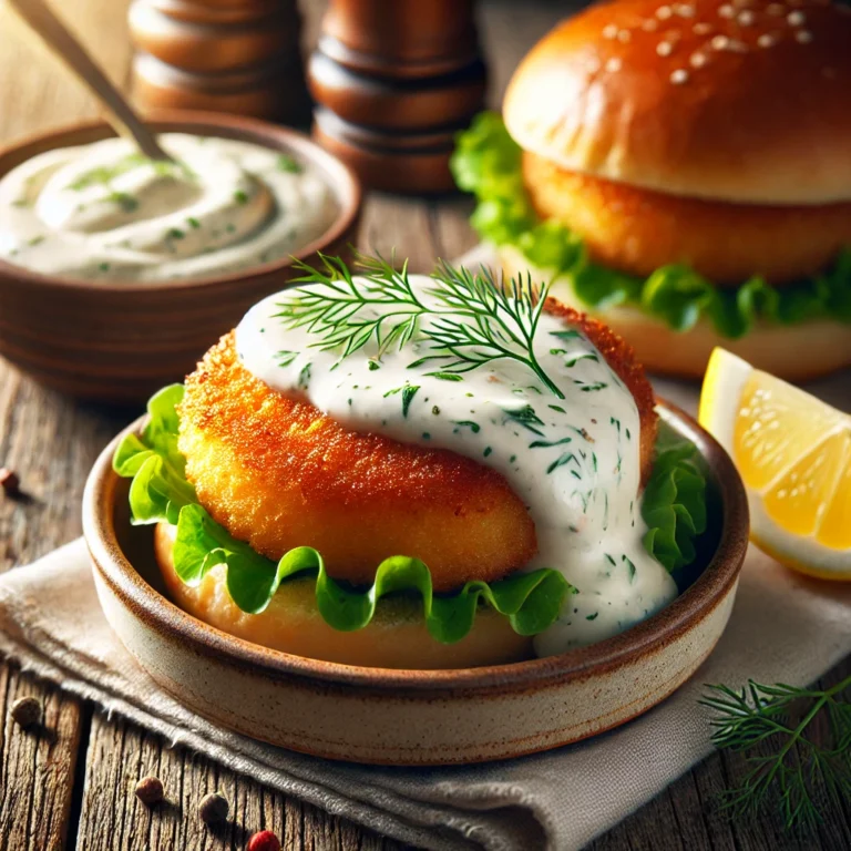 Sauce burger poisson