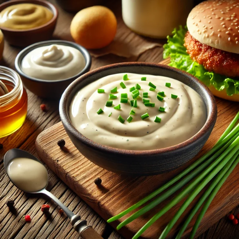 sauce pour burger au poulet