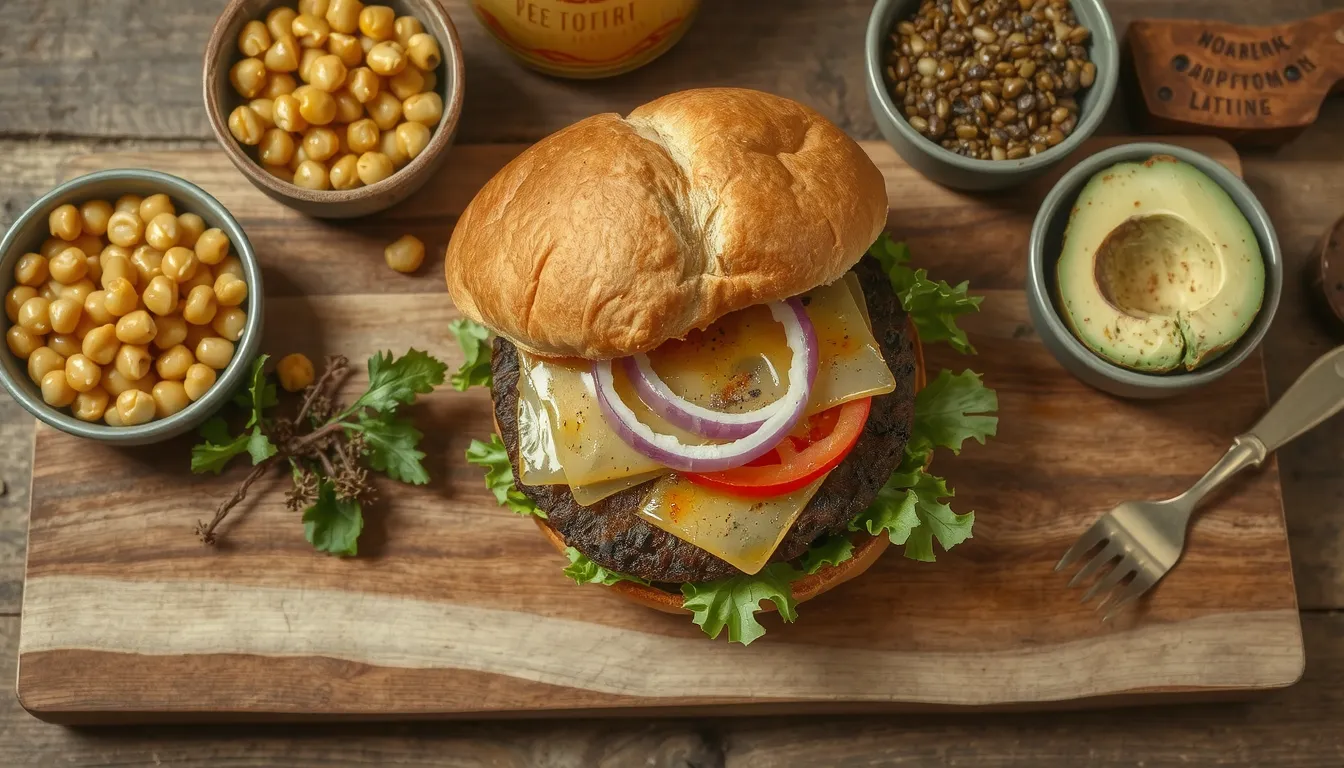 burger sans viande