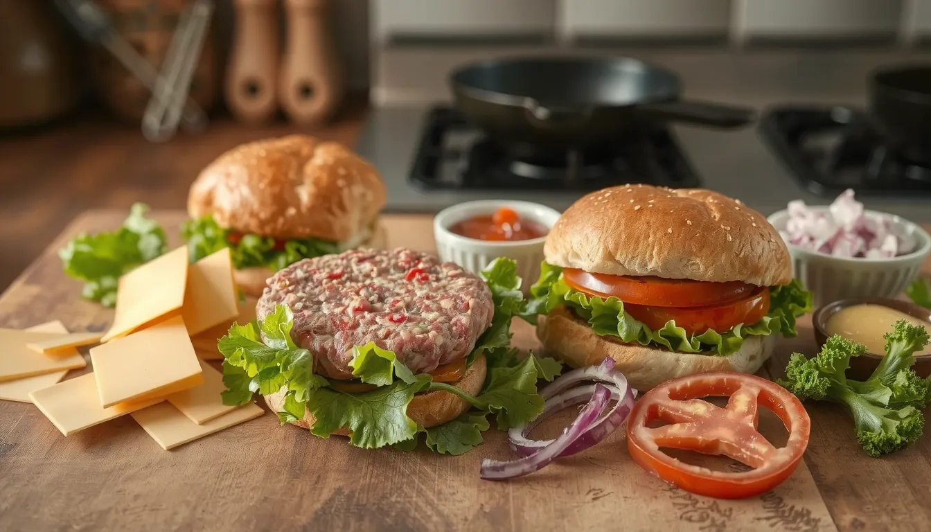 ingredient burger maison