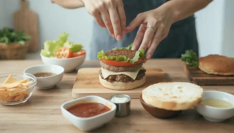 Comment monter un burger : l’ordre parfait des ingrédients, étape par étape