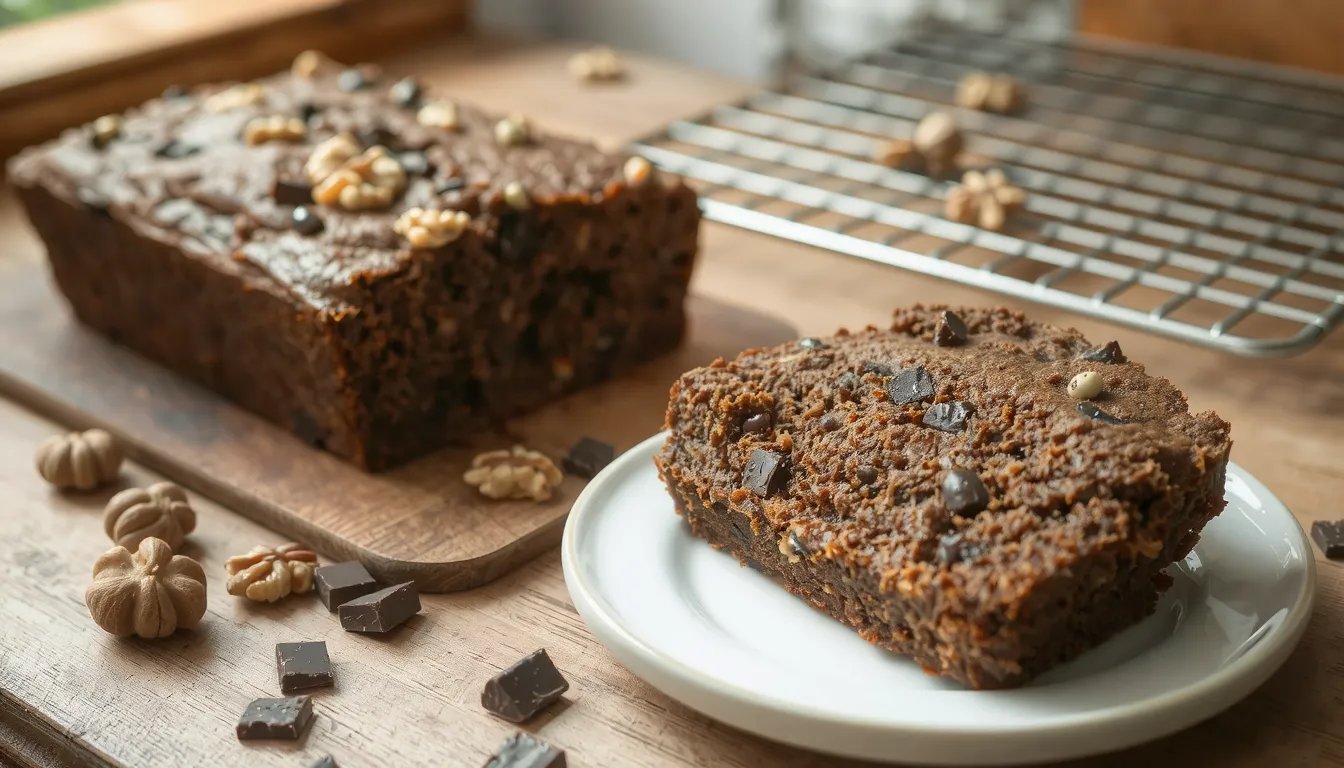 cake aux noix et chocolat