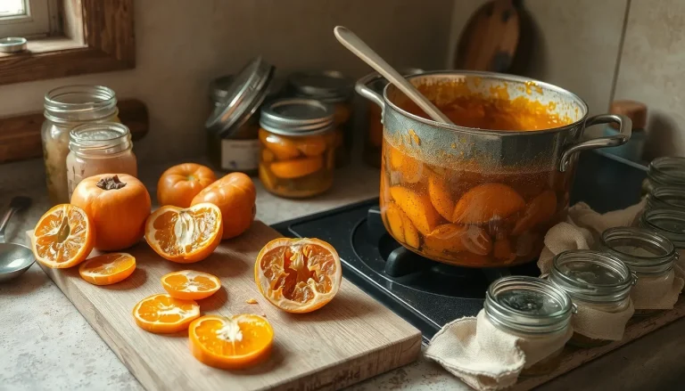 Confiture de kaki et orange : la recette maison pas à pas