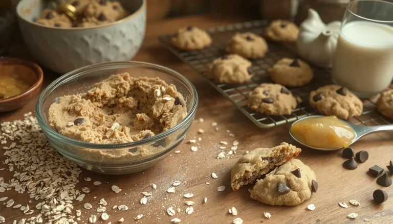 Recette cookies flocons d’avoine sans beurre : moelleux et légers