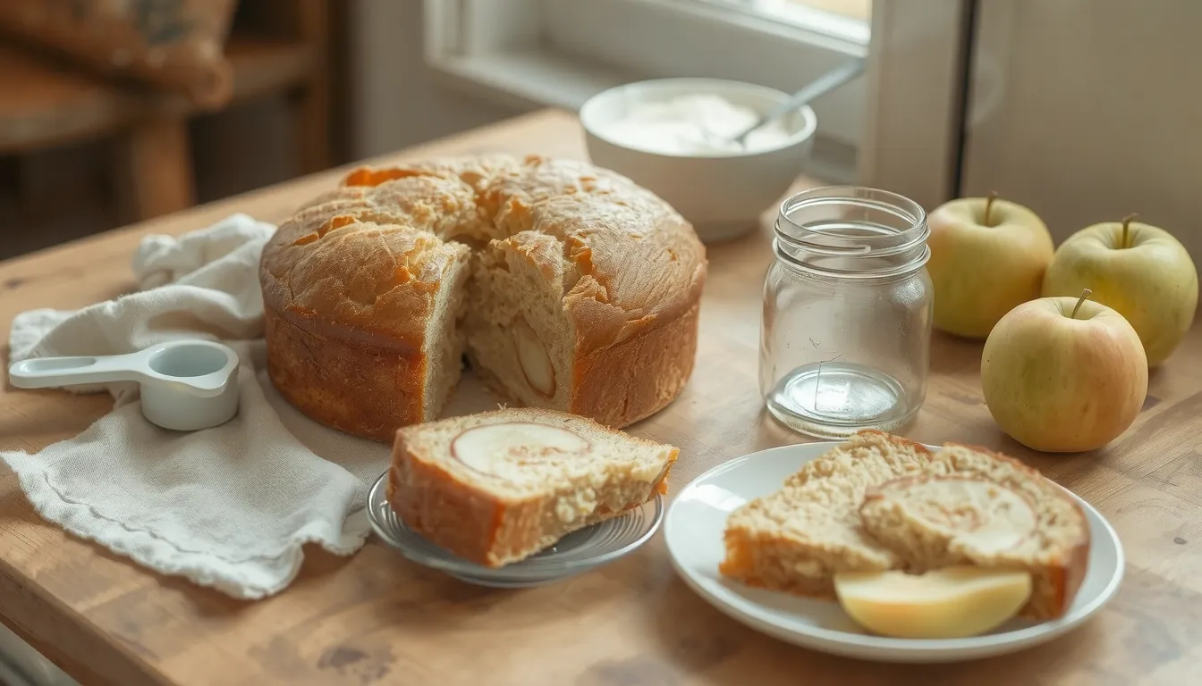 gâteau yaourt pomme 2 oeufs