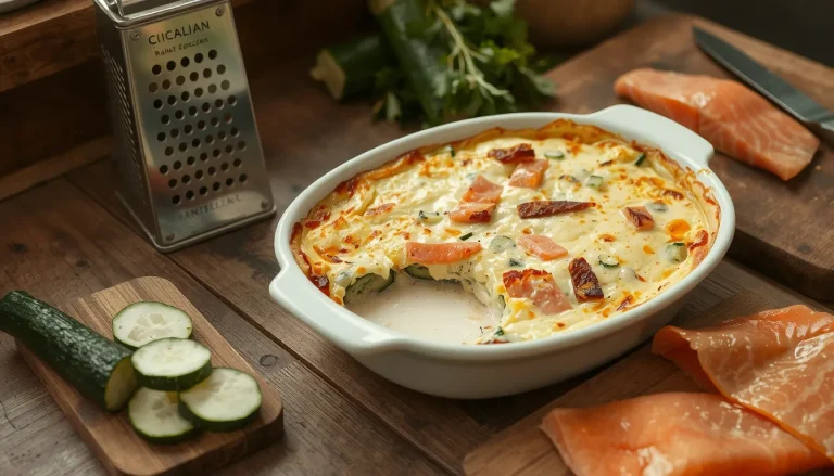 Gratin de courgettes et saumon : la recette rapide, légère et facile en 40 minutes