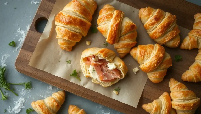 Mini croissant saumon boursin : la recette apéritive facile et festive