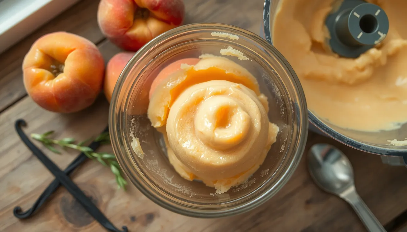sorbet abricot sans sorbetière