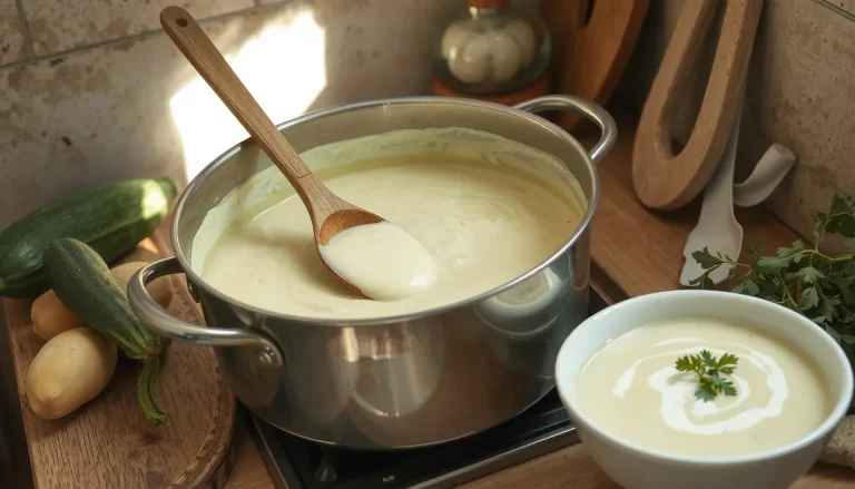 Soupe courgette vache qui rit pomme de terre : la recette veloutée facile et onctueuse pour 6 personnes